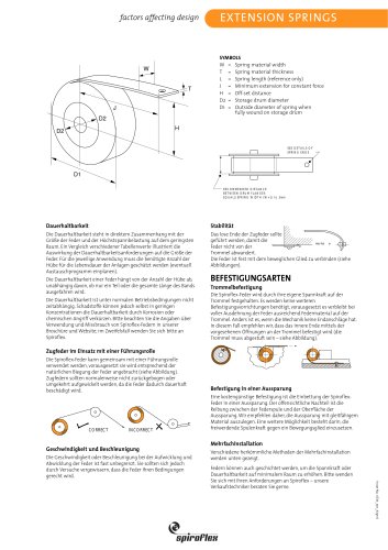 EXTENSION SPRINGS