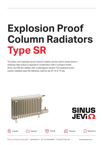 Explosion Proof Column Radiators type SR