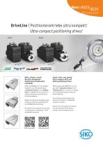 DriveLine | Positionierantriebe ultra kompakt!