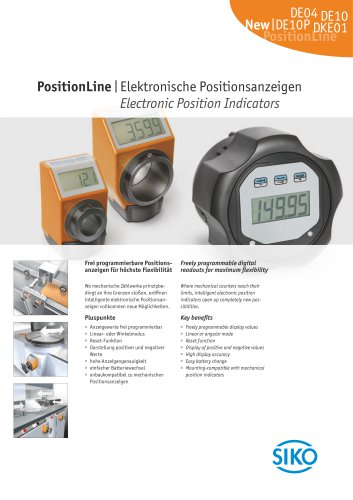 PositionLine | Elektronische Positionsanzeigen