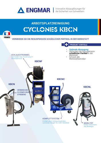 Arbeitsplatzreinigung Cyclones KBCN