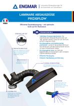 Laminaire Absaugdüse PROXIFLOW Produktdatenblätter-1
