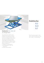Heben schwere Lasten leicht Hubtische ELS ELD ELT - 5
