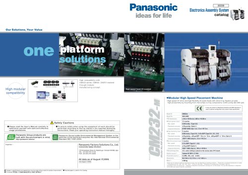 Panasonic CM232 