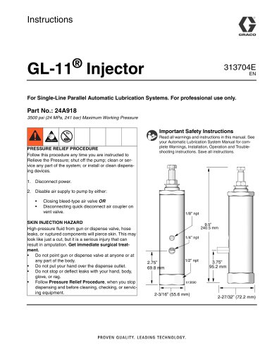 GL-11 Grease Injectors