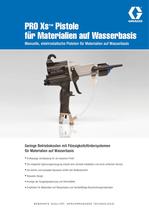 PRO Xs™ Pistole für Materialien auf Wasserbasis Manuelle, elektrostatische Pistolen für Materialien auf Wasserbasis-1