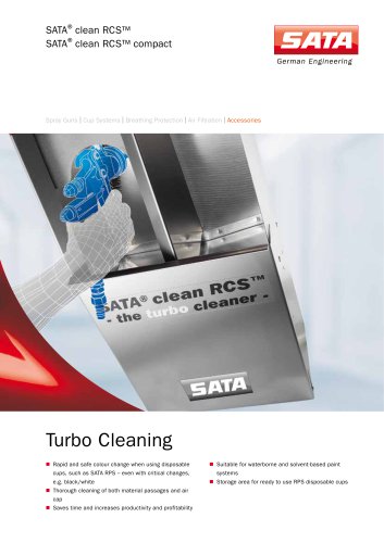 SATA®clean RCS’/ SATA®clean RCS’ compact