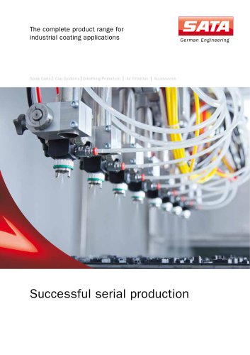 Successful serial production - The complete product range for industrial coating applications