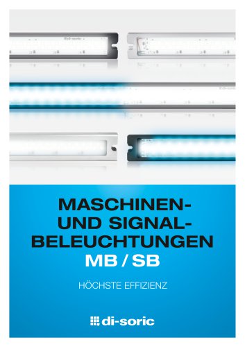 MASCHINENUND SIGNALBELEUCHTUNGEN MB / SB