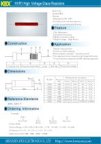 KWX  High Voltage Resistors  HVR1