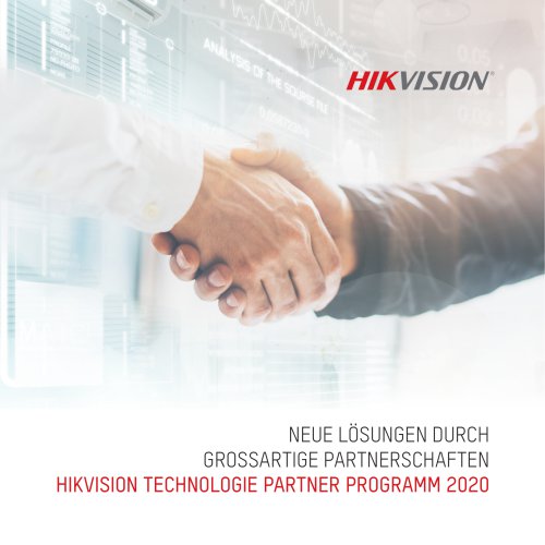 HIKVISION TECHNOLOGIE PARTNER PROGRAMM 2020