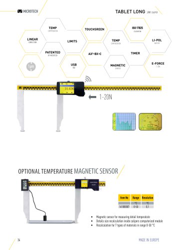 Tablet Long jaw caliper (Wireless+USB)