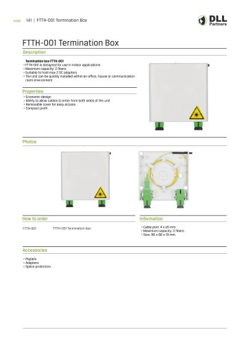 FTTH-01- Termination Box