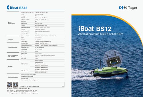 Hi-Target/USV/ iBoat BS12