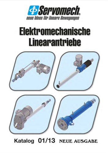 Elektromechanische Linearantriebe