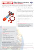 Datasheet: Copper/Copper Sulphate Cu/CuSO4 reference electrode