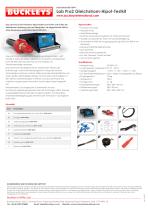 Datasheet: Lab Pro2 Mains powered pinhole detector