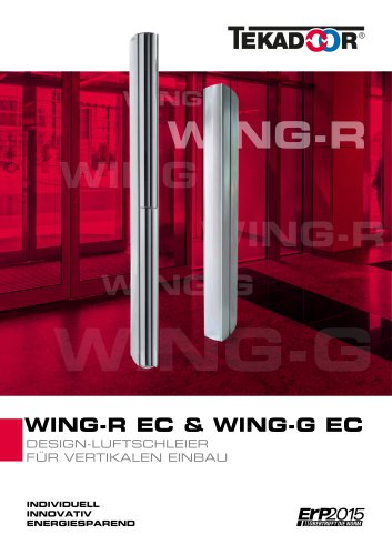 WING-R EC & WING-G EC - DESIGN-LUFTSCHLEIER