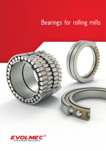 Bearings for rolling mills - EVOLMEC - EVMW - 03.2018