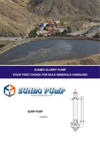 Sunbo Pump Vertical Sump Pump Pit Pump