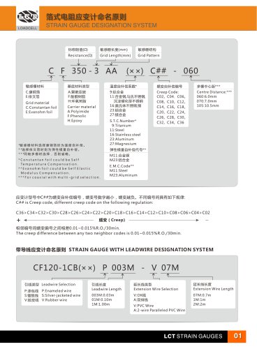 Strain Gauge-E catalogue