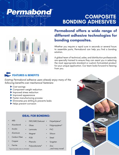 Composite Bonding Adhesives