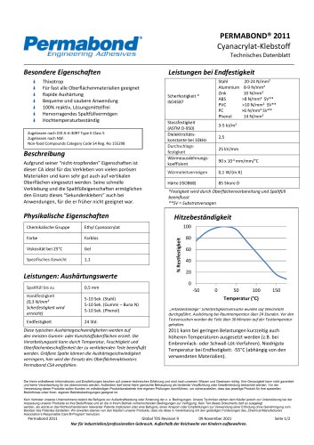 PERMABOND® 2011