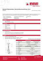 Plattenschieber, Zwischenflanschausführung, Typ A - 2