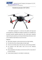 Foldable Quadcopter KWT-Z4M-C