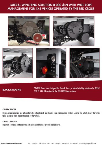 lateral winching solution