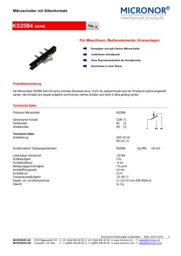 KS25B4 SERIE