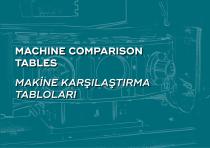 MACHINE COMPARISON TABLES