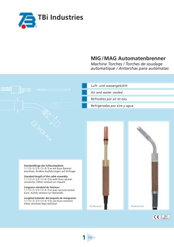 Overview TBi Aut torches