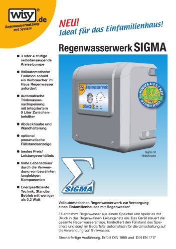 RegenwasserwerkSIGMA