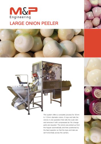 Large Onion Peeling Machine