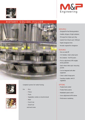 ROTARY SOLIDS FILLER