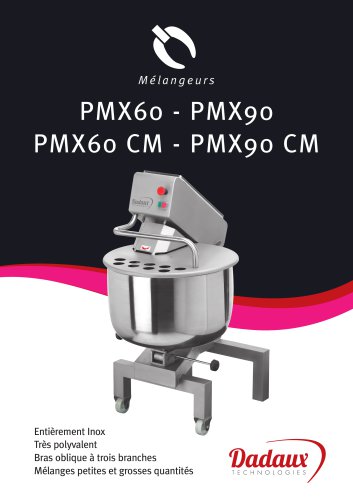 Mixers PMX60 - PMX90 - PMX60 CM - PMX90 CM