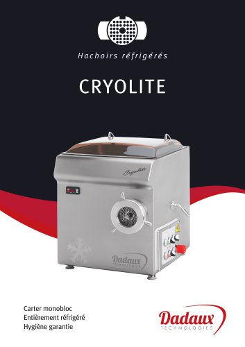 Refrigerared Meat Mincers Cryolite