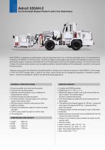 Adroit 520AH-2 4x4 Articulated Basket Platform with Fork Attachment