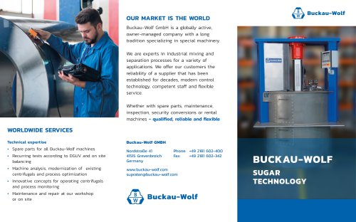 BUCKAU-WOLF SUGAR TECHNOLOGY