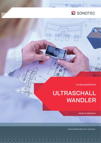 Kundenspezifische Ultraschallwandler