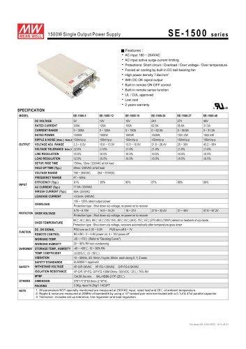 SE-1500 series