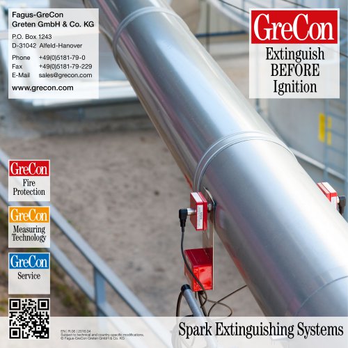 The Whole Range - GreCon Spark Detection & Extinguishment Systems