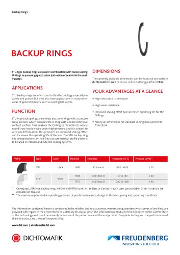 BACKUP RINGS