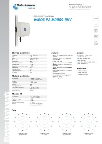 WIBOX PA M0809-8HV