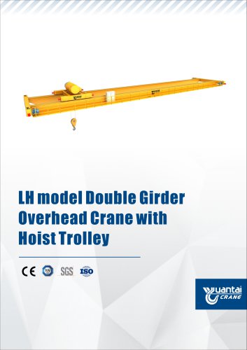 LH model Double Girder Overhead Crane with Hoist Trolley