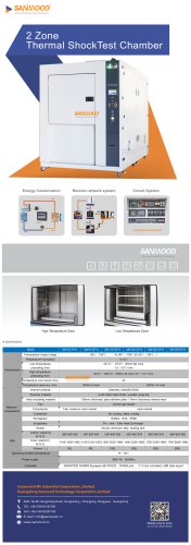 2 Zone Thermal Shock Test Chamber