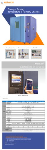 CLIMATIC TEST CHAMBER / HUMIDITY AND TEMPERATURE / WITH TEMPERATURE AND CLIMATIC CONTROL / DRIVE-IN SMC-2520-CC