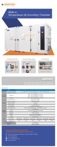 Humidity and temperature test chamber SMC-9700-CC