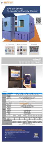 HUMIDITY TEST CHAMBER / WITH TEMPERATURE AND CLIMATIC CONTROL / AUTOMATIC / WITH WINDOW